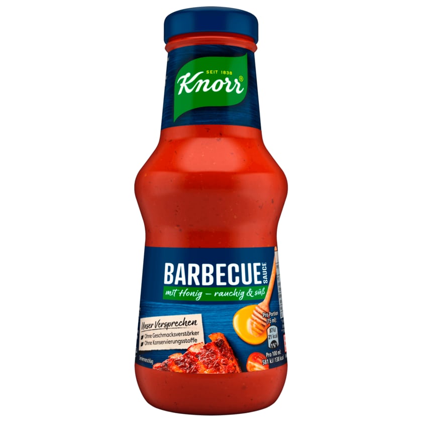Knorr Barbecue Sauce mit Honig 250ml